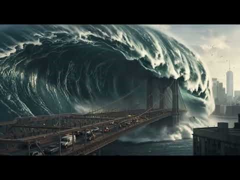 Mega Tsunami Unleashes Unstoppable Destruction 🌊🔥 | AI Disaster Simulation