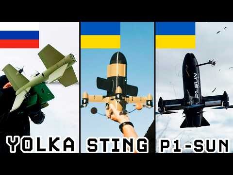 ⚠️ DRONES CAZA-DRONES: Los INTERCEPTORES de RUSIA y UCRANIA | P1-Sun, STING y YOLKA 🇺🇦⚔️🇷🇺