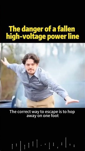 The danger of a fallen high voltage power line #eletronica #electricallab #electricfields #elatec
