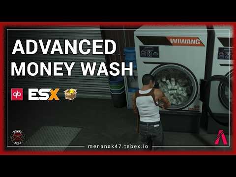 ADVANCED MONEY WASH FIVEM | ESX/QB/QBX