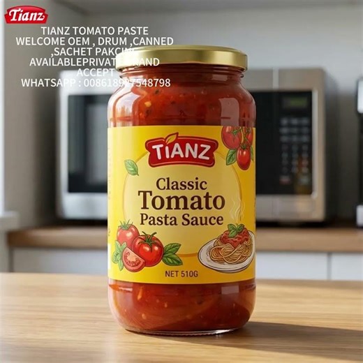 | Support OEM | Tianz Classic flavour pasta sauce available ~ #tomatopaste#ketchup#pastasauce