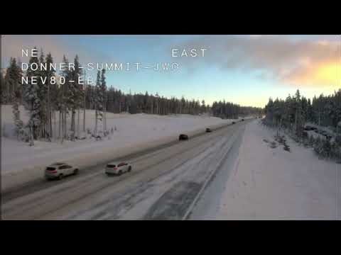 Roads Cleared Over Donner Pass After Christmas Snowstorm