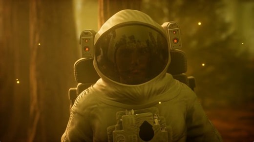 Astronaut, Exoplanet, Alien Planet. Free Stock Video