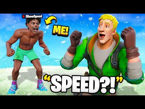 I Pretended To Be iShowSpeed In Fortnite (Icon Skin)