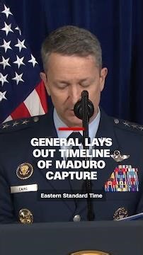 General describes timeline of Maduro capture
