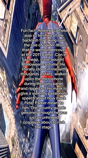 Andrew Garfield Spider-Man Comic-Con Costume Story