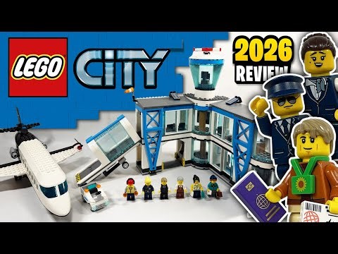 LEGO City Airport with Airplane (60502) - 2026 Set Review