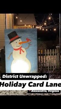 District Unwrapped: Holiday Card Lane