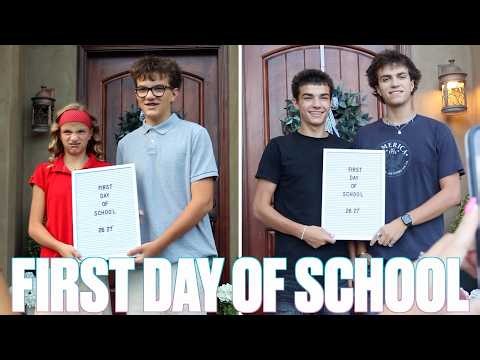 FIRST DAY OF SCHOOL! GOING BACK TO SCHOOL FOR THE FIRST DAY OF SCHOOL 2026