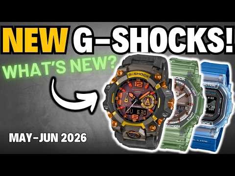 BRAND NEW G-SHOCKS! | WHAT'S NEW?