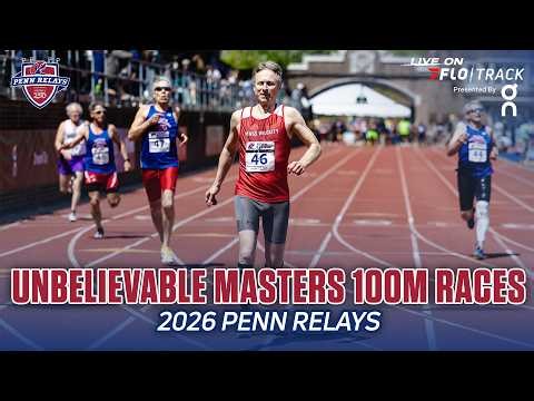 UNBELIEVABLE Masters 100m Race Takes Center Stage On Day 1 Of The Penn Relays