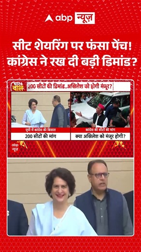 SP-Congress Seat Sharing: सीट शेयरिंग पर फंसा पेंच! | UP Elections | Akhilesh Yadav | Rahul Gandhi