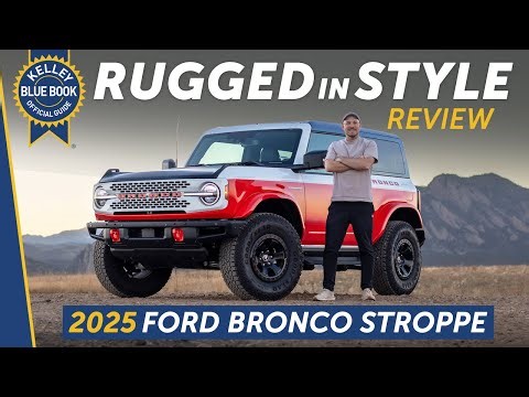 The 2025 Ford Bronco Stroppe can take you up mountains AND to Starbucks drive-thru's! **EMOTIONAL**