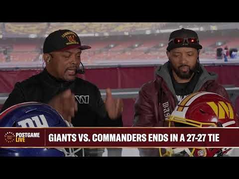 Postgame LIVE: Hear From HC Dan Quinn, QB Jayden Daniels & More After Giants vs. Commanders