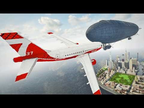 Realistic Boeing 737 Fireliner Crashes | Teardown Physics