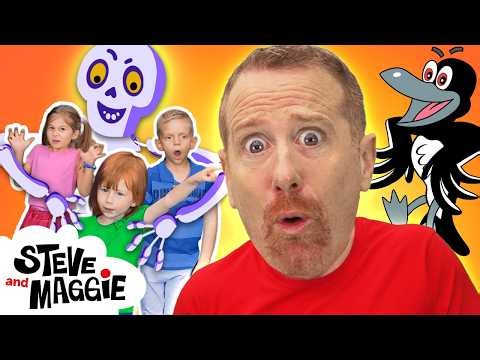 Halloween Party for Kids with Steve and Maggie | Haunted Doll’s House & Body Parts