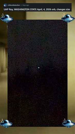"UAP Orb Changes Size Over Roy Washington State – April 4 2026 Sighting 👽" #alien #unexplained