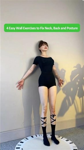 4 Daily Wall Exercises to Fix Forward Head, Rounded Shoulders and Pelvic Tilt