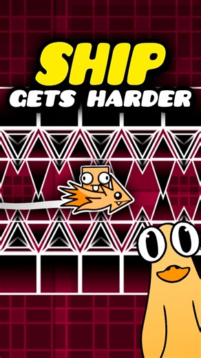 If I Crash The Ship, It Gets Harder! #geometrydash