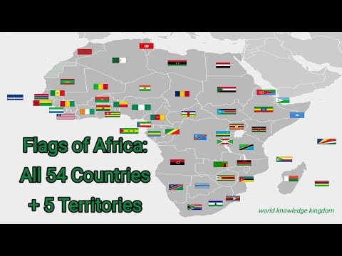 Flags of African Countries With Names | Flags of Africa: All 54 Countries + 5 Territories #flag 