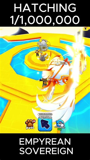 HATCHING 1/1,000,000 SECRET IN TAP SIMULATOR! #tapsimulator #roblox #simulator