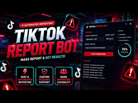 Free TikTok Report Tool 2026| Banning an TikTok Account, Mass Report Bot Twitter