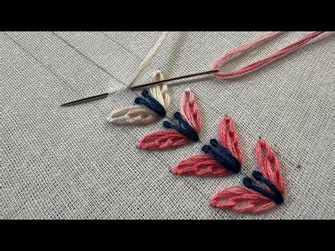 This is so beautiful 🦋 Butterfly 🦋 stitch |hand embroidery tutorial 