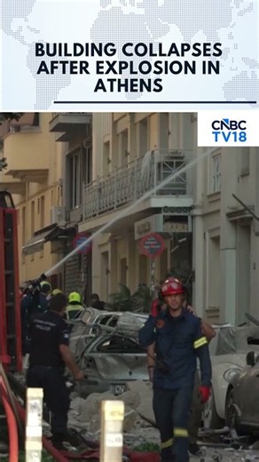 Athens Building Collapses After Explosion In Tourist Area, 3 Injured | N18G