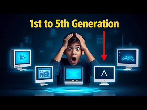 *"Evolution of Computers: From Vacuum Tubes to Artificial Intelligence | 5 Generations