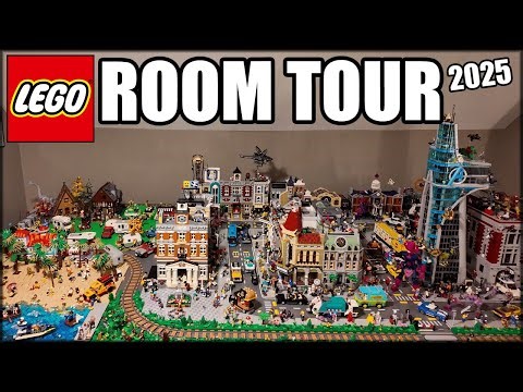 This LEGO Room Took YEARS to Build… POV Train! Full 2025 LEGO Room Tour!
