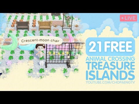 24/7 ANIMAL CROSSING Treasure Island | !Find !Villager !Rules ~ Cozy Radio