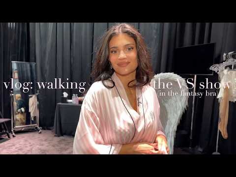 vlog: walking the VS show in the fantasy bra