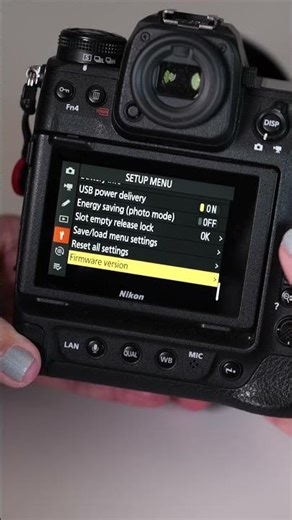 How to Update Firmware on a Nikon Z Camera Body and Lens