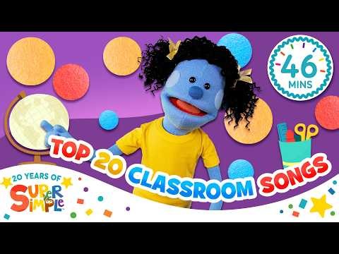 Top 20 Circle Time Songs ⭕️ | Kids Classroom Favorites | Super Simple's 20th Anniversary!