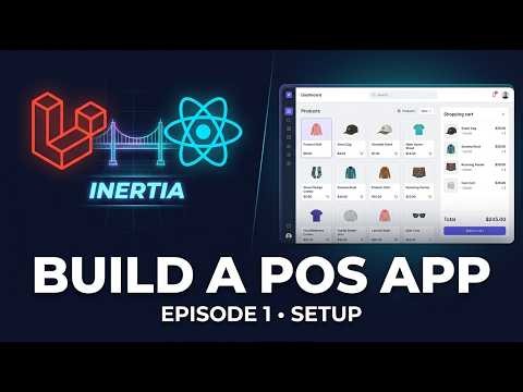 Build POS App Tutorial (Laravel 13, React, Inertia) | Ep 1: Setup & Folder Tour