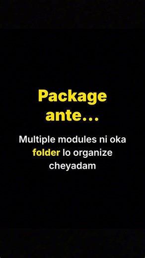 Python lo Modules & Packages ante ento thelusa? #python #pythonforbeginners