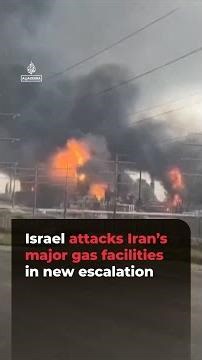 Israel attacks Iran’s major gas field in new escalation | #ajshorts