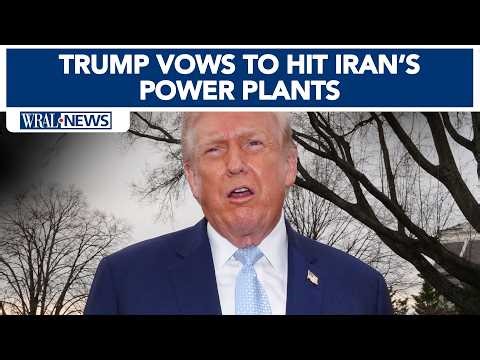Trump vows to hit Iran's power plants