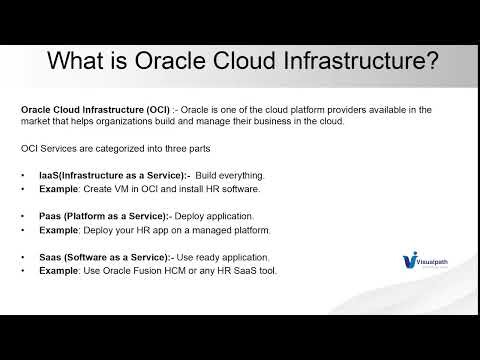 Oracle Cloud Infrastructure Course || OCI Tutorial for Beginners to Advanced