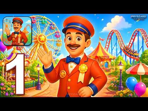 Theme Park Manager - Gameplay Walkthrough Part 1 - Build And Manage Theme Park (iOS, Android)