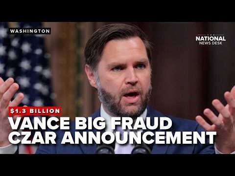 Vance BIG FRAUD CZAR announcement - $1.4 billion in federal funding withheld