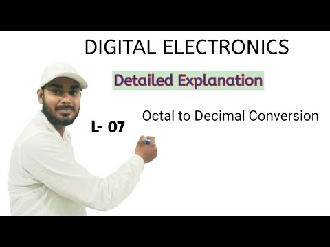 Octal to Decimal Conversion DIGITAL ELECTRONICS