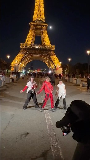 We brought Michael Jackson’s Thriller to the Eiffel Tower. The final result is coming tomorrow
