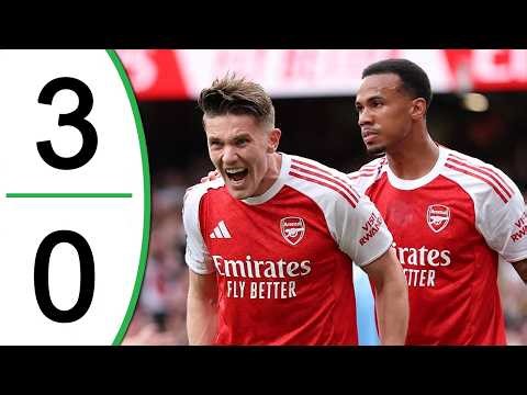 Arsenal vs Fulham 3-0 Highlights | Gyokeres & Bukayo Saka Goals