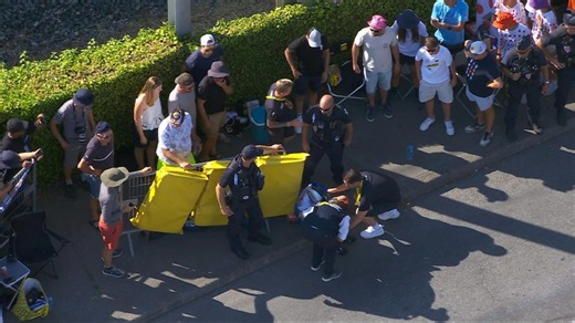 Sportschau Tour de France: 16. Etappe - der Sturz von Lipowitz