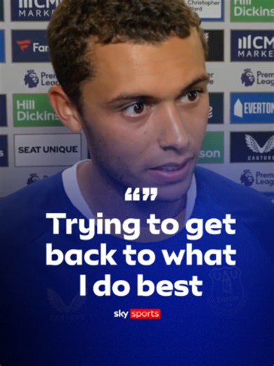 Brennan Johnson on his Everton ambitions after making his first appearance for the Toffees at the Hill Dickinson against Lille. #skysports #skysportsnews #everton #premierleague