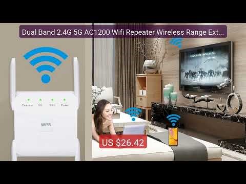Dual Band 2.4G 5G AC1200 Wifi Repeater Wireless Range Extende... — Amazing Value 2026 | Must Have!