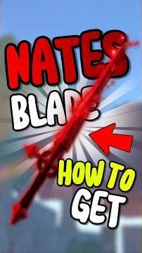 How To Get Nate's Blade In Fisch! #roblox #fisch