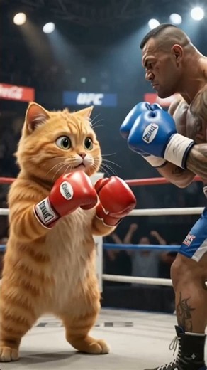 The Cat Who Became a Boxing Champion! 🥊🔥#catvideos #3danimation #aicat #cat #catvideos #viral