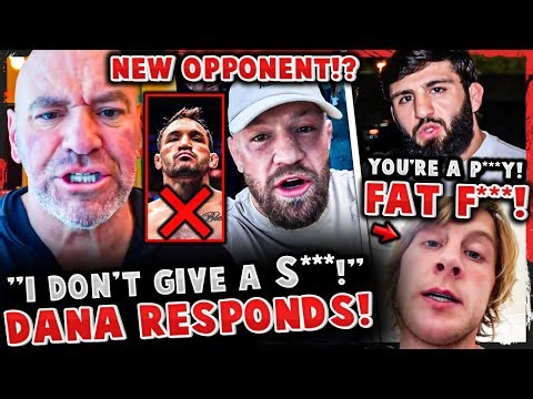 Dana White RESPONDS to HEAVY BACKLASH + Conor McGregor wants NEW OPPONENT! Arman GOES OFF on Paddy!
